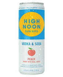 High Noon Peach Seltzer
